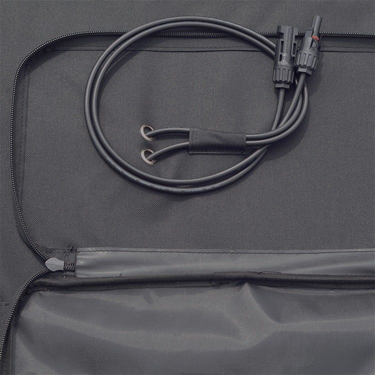 156.75mmx156.75mm Клетки 100W складной солнечный пакет с выходом MC4 USB и портативным дизайном