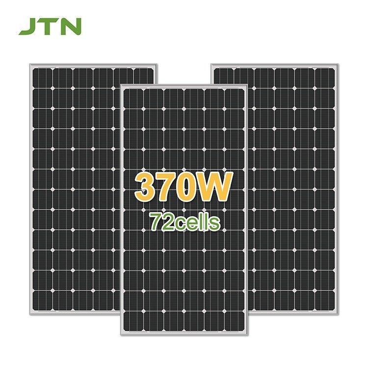 Технология PERC 370w 375w 48v Монокристаллическая солнечная панель для дома 156.75ммx156.75мм